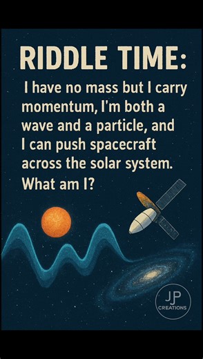 ✨ Riddle Time: The Massless Push That Moves Spacecraft? 🤔