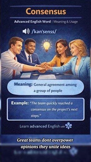 This Word Builds Strong Teams Consensus