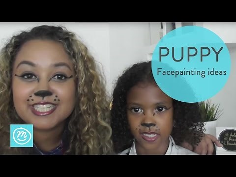Puppy Face Painting Tutorial | Channel Mum