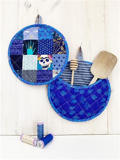 Quilted Round Pot Holder Pattern: DIY Handmade (PDF Download) - Etsy Canada