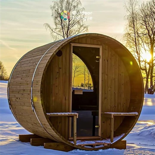 Barrel Saunas at Outdoor Living Ireland