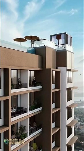 Luxury High-Rise Residential Tower | Photorealistic 3D Architectural Visualization