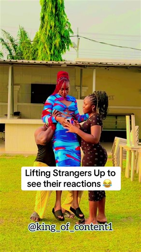 Lifting Strangers Up to see their reactions 😂 #viral #funny #content #prank