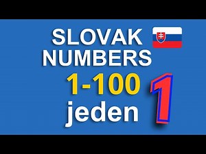 Learn Slovak Numbers 1–100: Čísla po Slovensky | Counting in Slovak | Slovak Lesson for Beginners