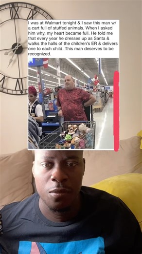 Man dress up as Santa for the children 🥺 #kindness