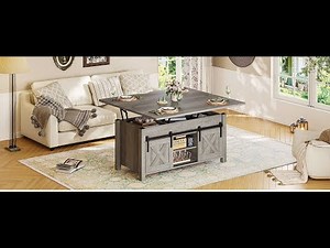 SEDETA Lift Top Coffee Table 4 in 1 Multi-Function Convertible Coffee Tables