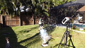 33K views · 142 reactions | It has begun! Who can guess what I tossed in the molten aluminum? | The Backyard Scientist | Facebook
