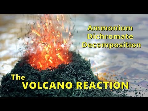 Volcano Reaction - Ammonium Dichromate Decomposition