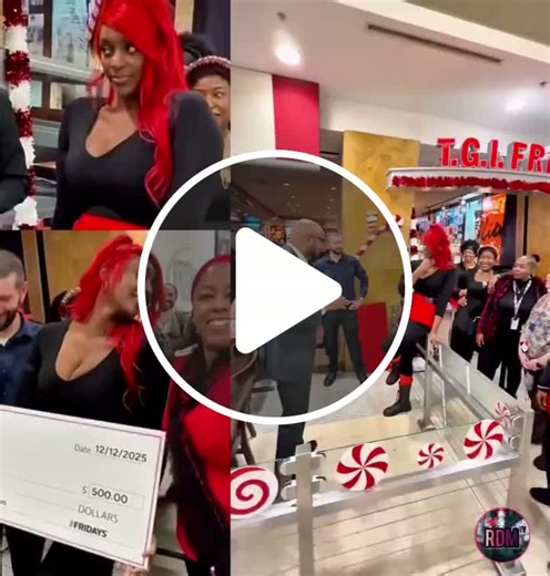 Brittany Bell, a waitress at TGI Fridays who went viral worldwide for helping a mom calm her toddler right before a meltdown while still serving tables, was recognized by the owners and manager at work and gifted a check for $500. - NewsBreak