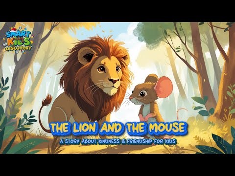 The Lion and the Mouse | Story For Kids #2 🦁🐭 Kindness & Friendship