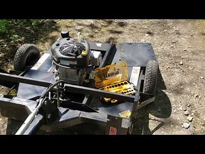 Swisher roughcut pull behind mower, 344cc, 44" deck.