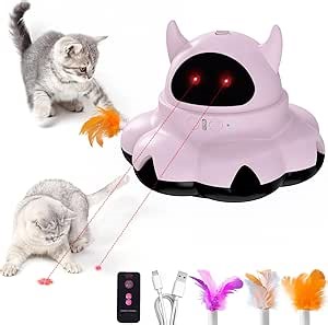 Interactive Cat Toys for Indoor Cats,Laser Cat Toys for Indoor Cats Automatic,Interactive Kitten Toys Electronic