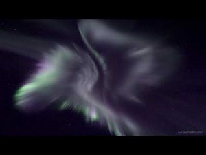 4K AURORA BOREALIS REALTIME BRIGHT CORONA