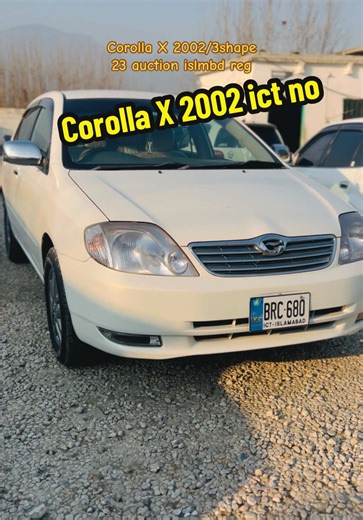 Exploring the 2002 Toyota Corolla X Auction in Islamabad