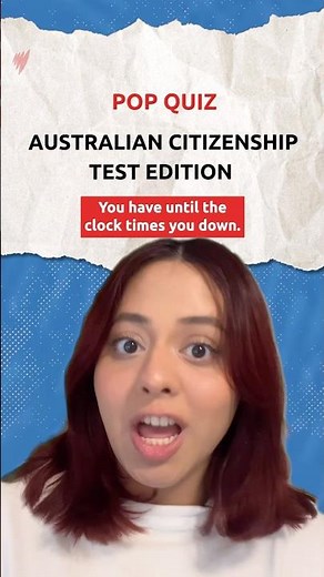 Australian citizenship test pop quiz