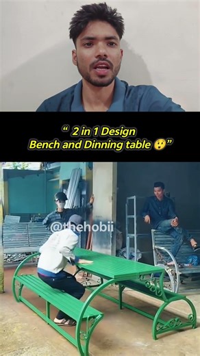 2 in 1 Smart Bench 😱 Turns into Dining Table in Seconds!
