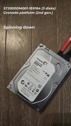 Seagate Desktop HDD ST2000DM001-1ER164 HDD Sounds (#185)