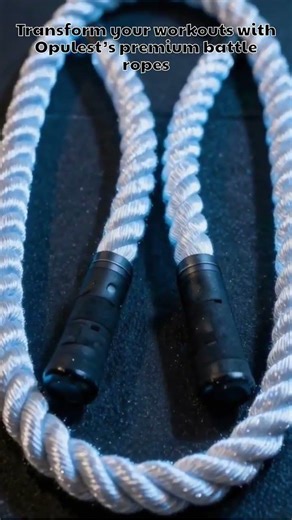 Transform Your Workout Routine with Opulest Battle Ropes 💪 #Fitness #WorkoutRoutine