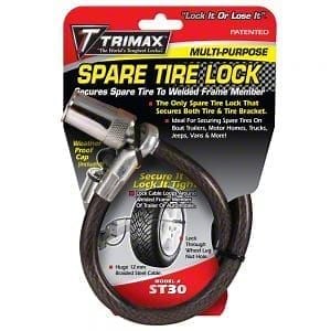 Bronco Sport 36-Inch x 12mm Spare Tire Cable Lock  - Free Shipping