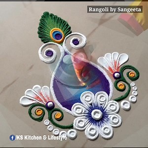 257K views · 1K reactions | Easy small rangoli designs hacks! | KS Kitchen & Lifestyle | Facebook