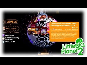 LittleBigPlanet 2 - Cute Girls Costumes, And Emo Boys Costumes
