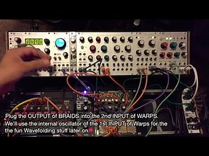 How To Use Mutable Instruments Peaks and Warps as an ENV/VCA for Braids