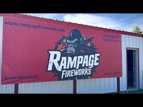 RAMPAGE FIREWORKS STORE TOUR - GREAT PRICES & HIDDEN GEMS!