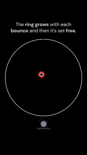 CodeCraftedPhysics on Instagram: "Relax with the bouncing ring. #asmr #physics #simulation #asmrsounds #asmrvideo #code #coding #programming #programmer #bouncingball #programmerhumor #programmermeme #satisfyingvideo #adhd #fyp #foryou #foryoupage #satisfying #relax #relaxing #relaxingvideos #relaxingvideo #viral"