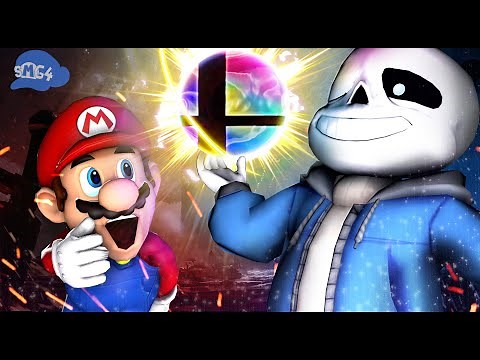 SMG4: Sans's First Day In Smash Bros