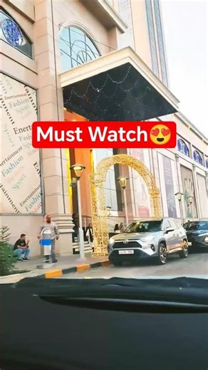 Luxury Mall Evening View 😍🛍️✨ | Best Mall in Kuwait #shorts #shopping #kuwait #ytshorts