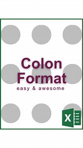 172K views · 884 reactions | Colon Numbers Formats in Excel! #tutorial | CheatSheets | Facebook