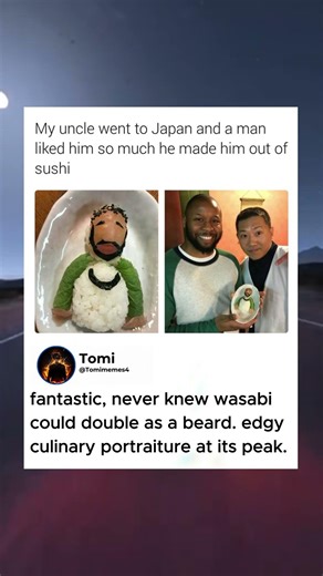 My uncle visits Japan