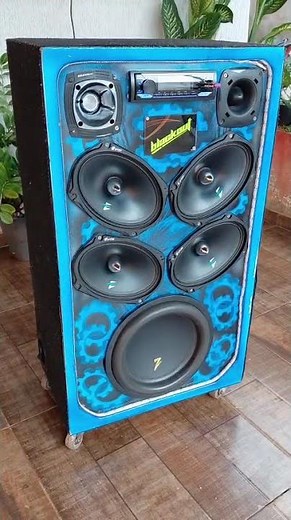 Caixa Bob residencial completa com alto falantes 6x9 EVOK e Subwoofer ZETTA 12 polegadas 🤠🔊🔝👍