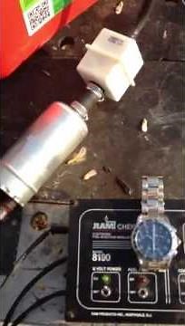 Correct fuel pump volume test