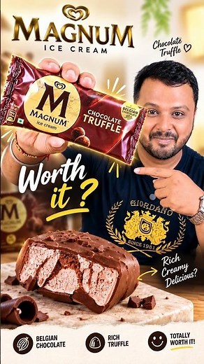 First time trying Magnum Ice cream 🍦