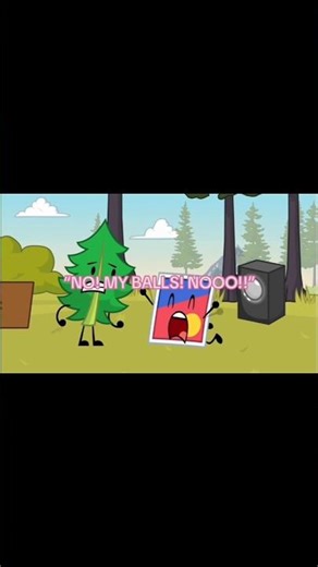 "NO! MY BALLS! NOOO!"- Sticker. #bfdi