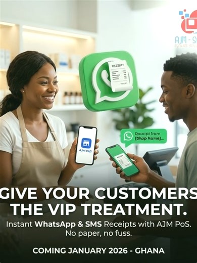 AJM POS : Issue receipt via WhatsAPP #FinanacialManagment #inventorymanagement #HR Managment #Store #POS