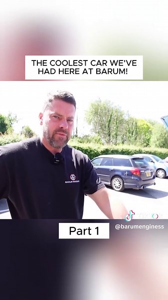 COOLEST CAR WE’VE HAD HERE AT BARUM! #driving #supercars #barumengines #tylerthecreator