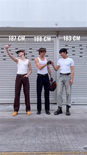 Bass Model Management on Instagram: "Male model heights check Model : Mikki / Egel / Haruto #BASSMODELS"