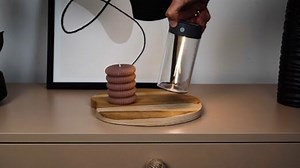 BRILONER - LED Tischlampe kabellos mit 4-Stufen Schaltung, Touch, Filament, warmweiße Lichtfarbe, USB-C Aufladung, Nachttischlampe, Leselampe, LED Lampe, Tischleuchte, Akku Lampe, 7x14,5 cm, Anthrazit