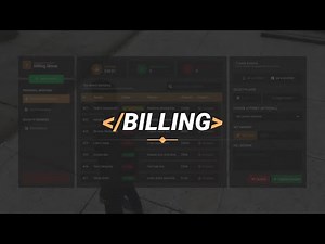 FiveM Billing - Most Advanced Billing Script | Personal & Society Invoices