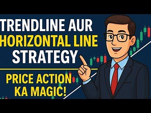 "Trendline aur Horizontal Line Strategy | Price Action Ka Magic!"