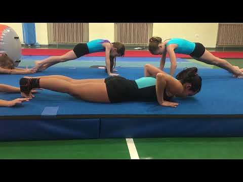 My acro warm up