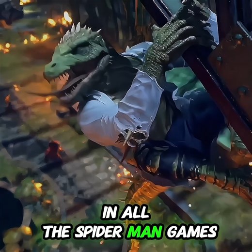 What happens when Dr. Connors transforms into the Lizard in all the Spider-Man games #videogames