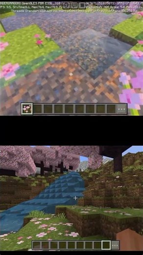 realistic Minecraft vs normal Minecraft