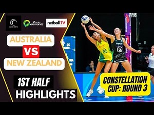 Netball Constellation Cup 2023 Round 3 Highlights: Australia Diamonds vs. New Zealand Silver Ferns
