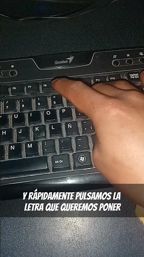 Como poner una tilde en el teclado ✔ #creative #creator #tutorial #aprender #education #viralvideo