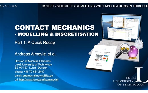 接触力学02_Part_1 Modelling Discretisation（模型建立及离散化）