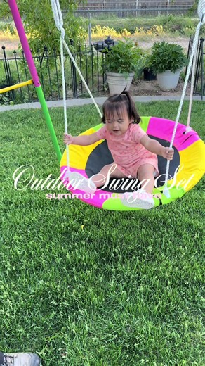 Outdoor Kids Swing Set for Summer – Durable & Affordable