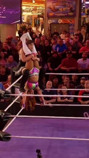 Santana Garret DROPS The Classmaster 😬 | WOW - Women Of Wrestling - Episode 429 #shorts